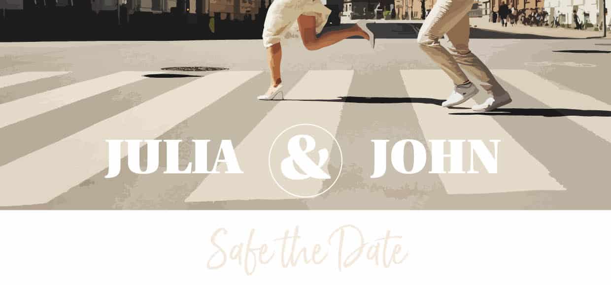Mediendesign-Heilbronn-Neckarglück-Chic and casual-SAFE THE DATE Hochzeitsdesign Chic and Casual Save the Date