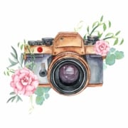 Hochzeitstrends Illustration Kamera
