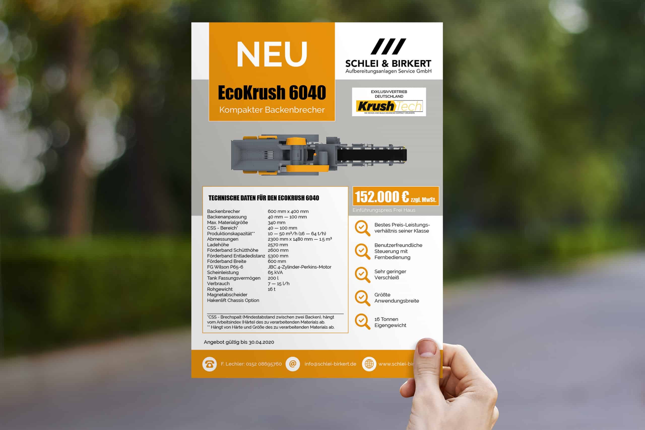 Firmendesign Flyer